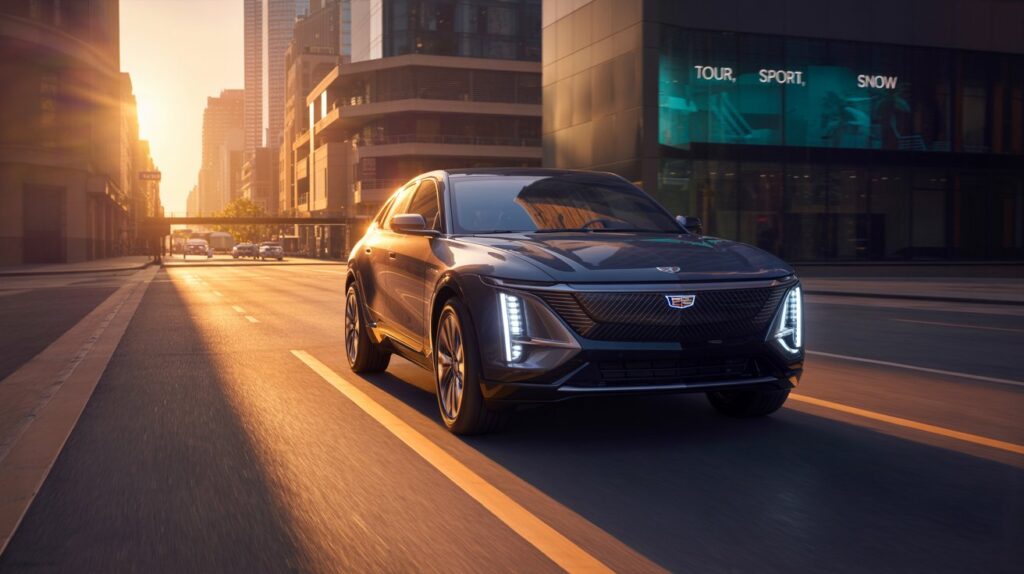 do the driving modes in cadillac lyriq offer different ranges or battery usages?