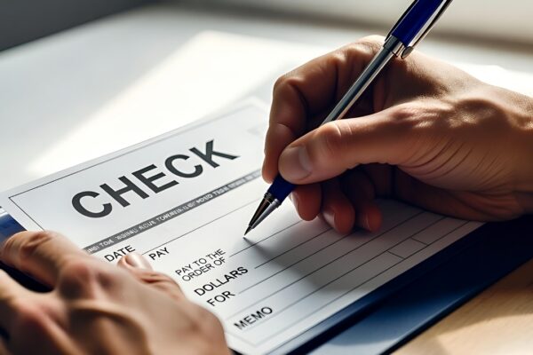 how to write a check