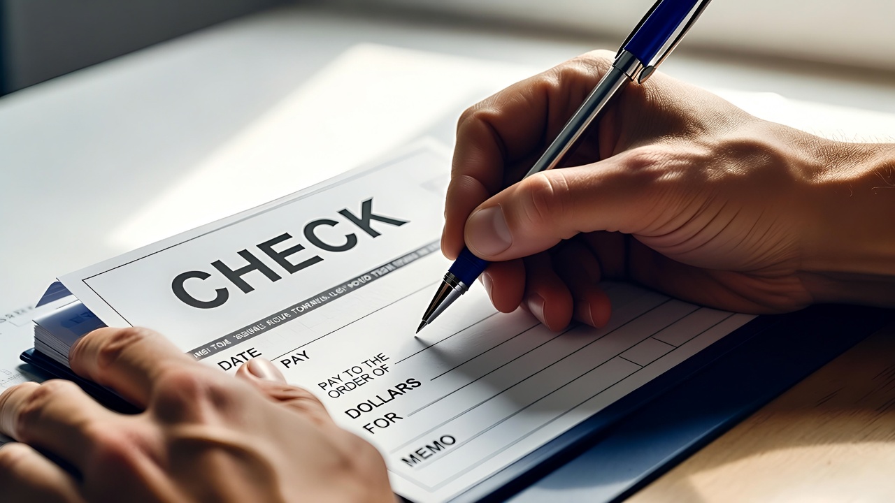 how to write a check