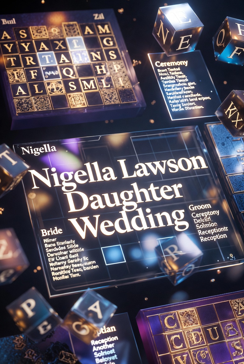 Nigella Lawson Daughter Wedding