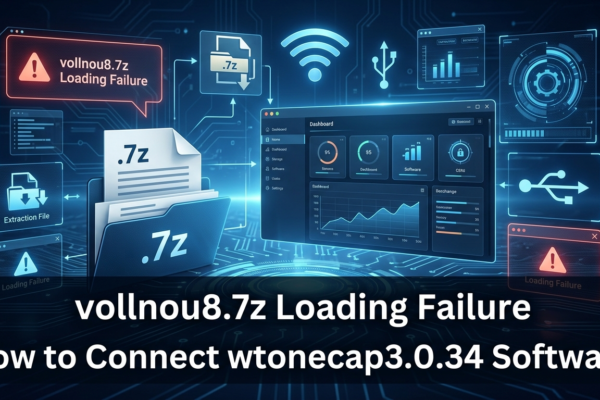 about vollnou8.7z loading failure how to connect wtonecap3.0.34 software​
