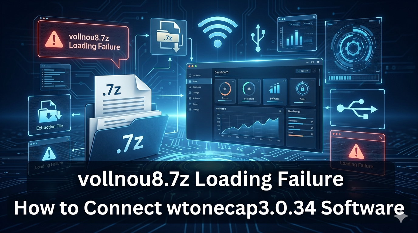 about vollnou8.7z loading failure how to connect wtonecap3.0.34 software​