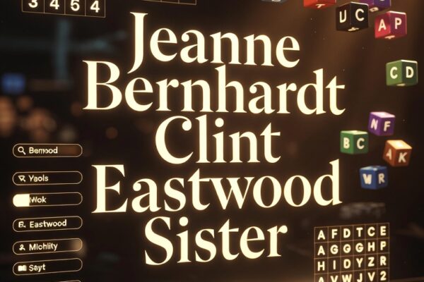 Jeanne Bernhardt Clint Eastwood Sister
