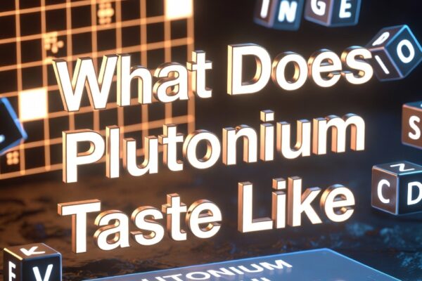 What Does Plutonium Taste Like
