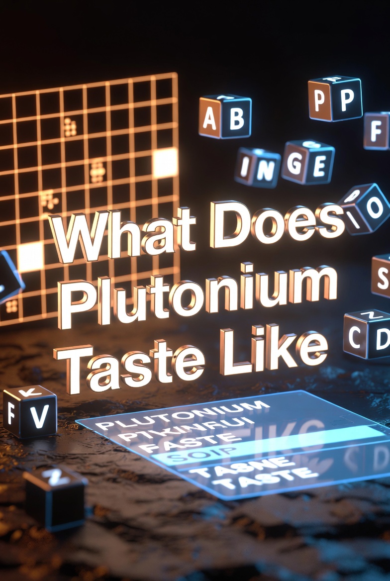 What Does Plutonium Taste Like
