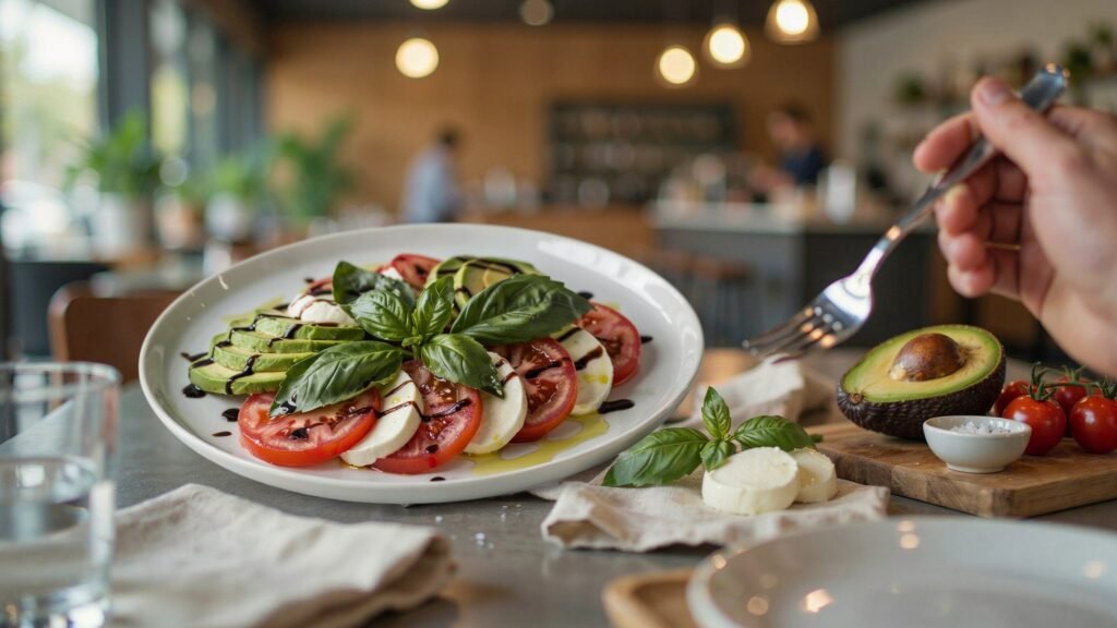 Best Ensalada Caprese Con Palta Near Me
