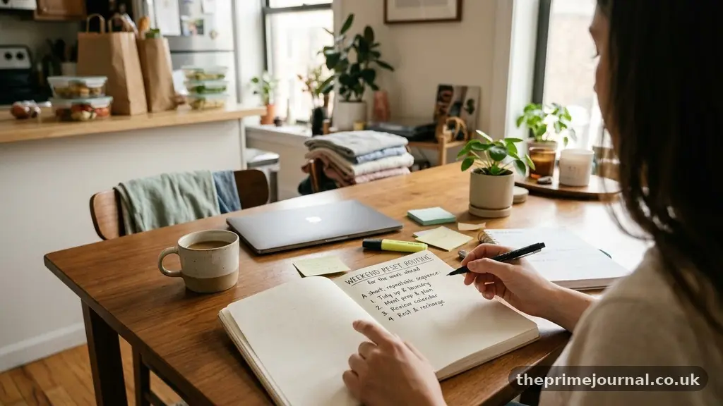 How to Build a Weekend Reset Routine for the Week Ahead