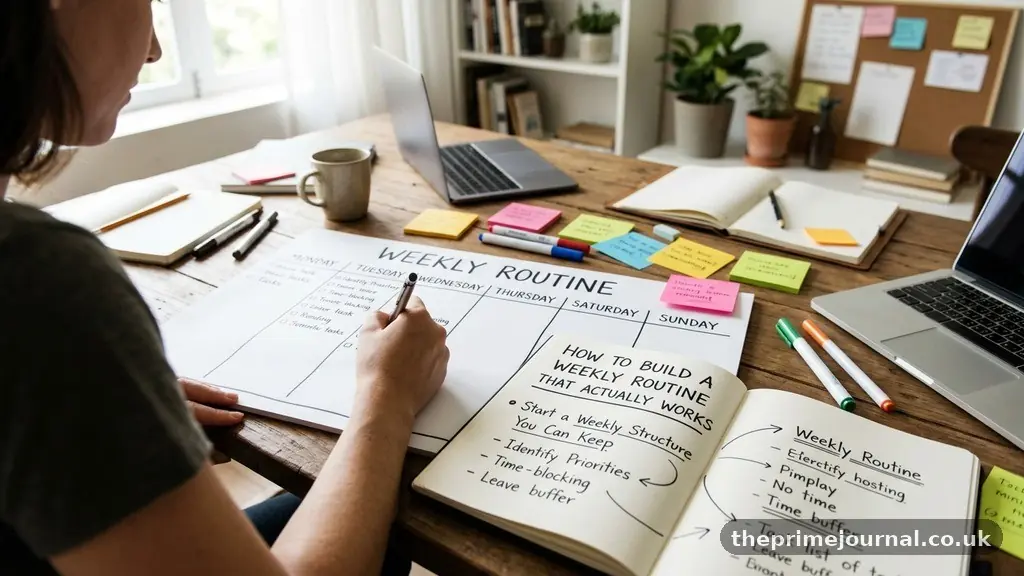 How to Build a Weekly Routine That Actually Works