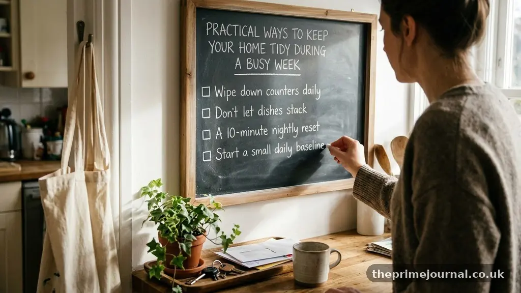 Practical Ways to Keep Your Home Tidy During a Busy Week